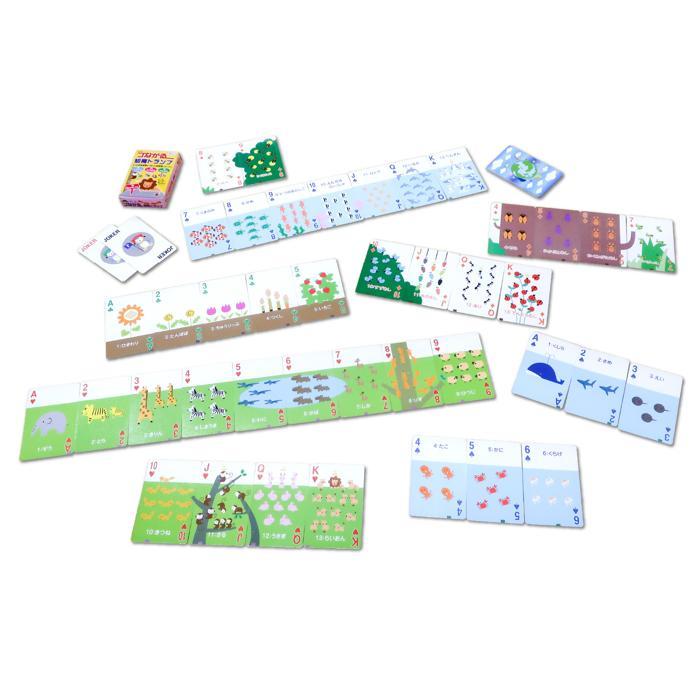 つながる知育トランプ(11個までメール便可) 　国語 かず 数 名前 絵あわせ 絵合わせ パズル 小学生 幼稚園 保育園 |  | 05