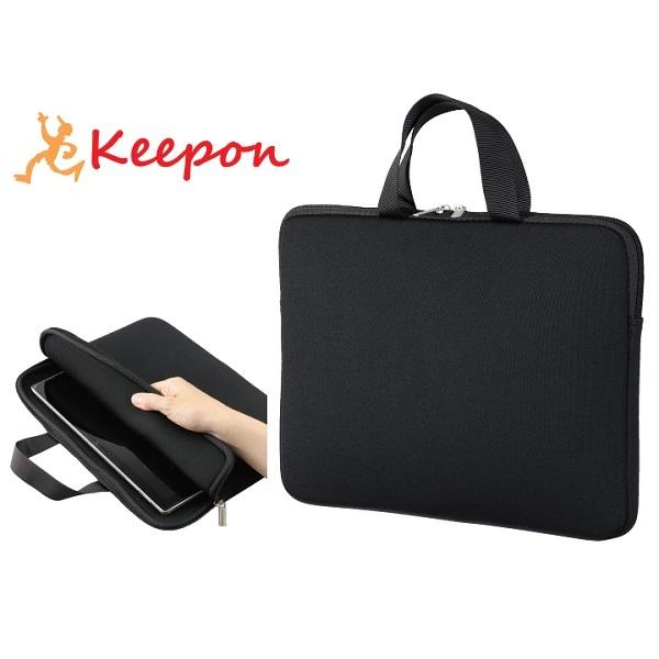 PCタブレット用クッションケース L ブラック 横型 タブレット PC パソコン バッグ ケース 小学生 中学生 学校 高校 持ち運び 収納 黒 アーテック | 