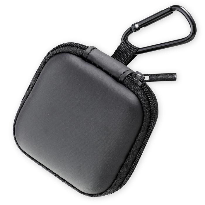 イヤホン・ケーブル用ケース(6個までメール便可) アーテック イヤホンケース 入れ ポーチ 小物 ケーブル 黒 無地 |  | 01