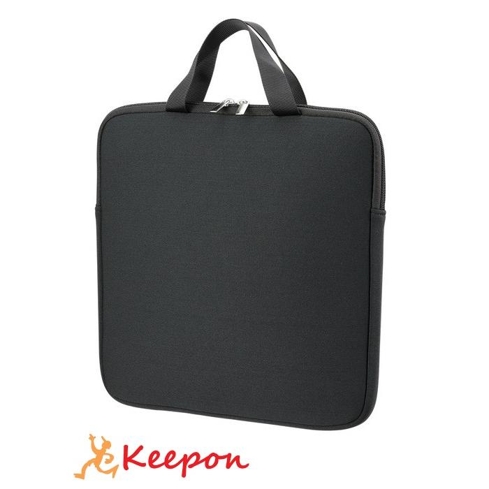 PCタブレット用クッションケース スクエア型 タブレット バッグ ケース 小学生 中学生 学校 高校 持ち運び 収納 黒 アーテック | 