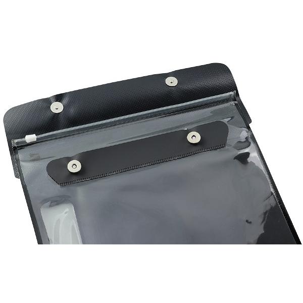 防水タブレットバッグ タブレット バッグ ケース 持ち運び 収納 黒 クッション アーテック 学校 雨 ショルダーバッグ 透明 肩掛け |  | 04