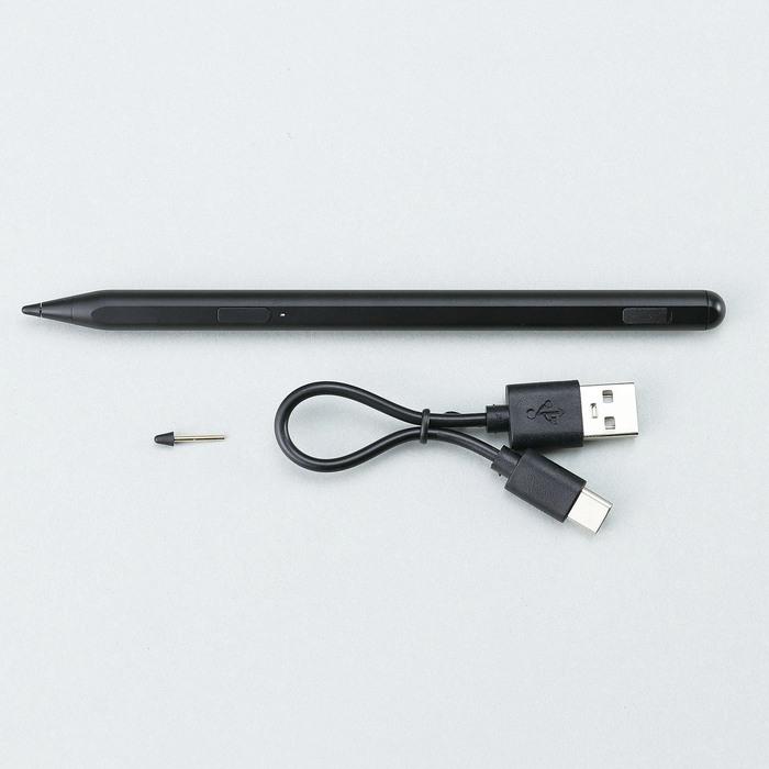 充電式スタイラスペン USI規格 Type-C (メール便可) アーテック 画面 タブレット タッチペン 学校 授業 書きやすい 黒 |  | 03