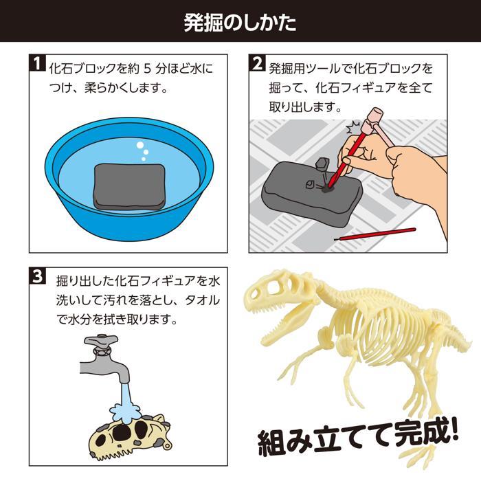 工作キット 小学生 化石発掘キット アーテック ティラノサウルス 工作