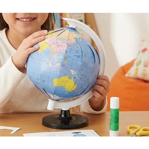 ペーパークラフト地球儀(φ10.6cm)(2個までメール便可) アーテック 地球儀 世界 紙 学校 組み立て式 コンパクト 持ち運び 小学生 中学生 |  | 04