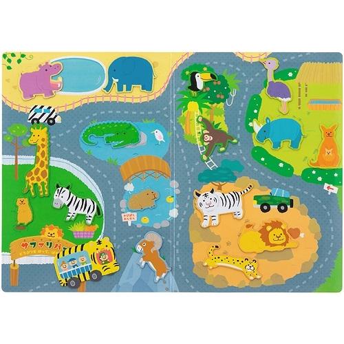 マグネットでぺったんこ どうぶつ(3個までメール便可)銀鳥産業 おもちゃ 知育玩具 絵本 知育絵本 動物 |  | 02