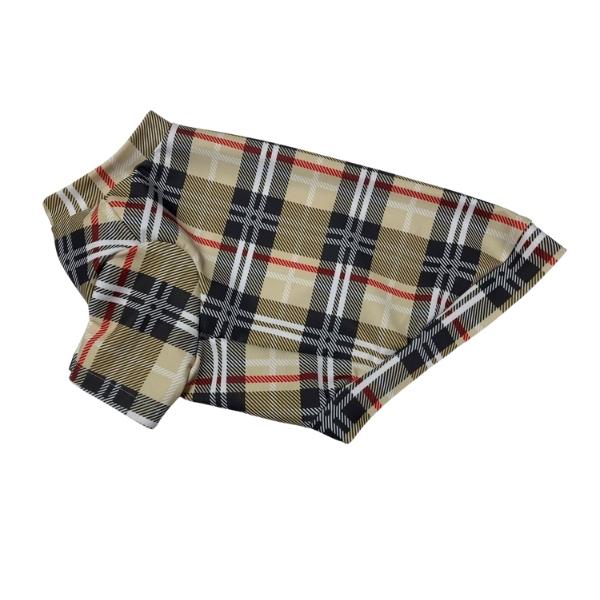 ドッグウェア チェック柄Ｔシャツ半袖 夏 犬 小型犬 可愛い かわいい 手作り 男の子 女の子 ハッピーライフ UVカット |  | 02