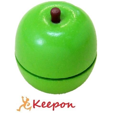 木のおもちゃ 　ミニ・青りんご　だいわ 木製おもちゃ プレゼント ままごと　食材 誕生日 出産祝い クリスマス ラッピング | 