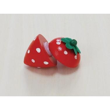 木のおもちゃ 　ミニ・ いちご　だいわ 木製おもちゃ プレゼント ままごと　食材 誕生日 出産祝い クリスマス ラッピング |  | 01