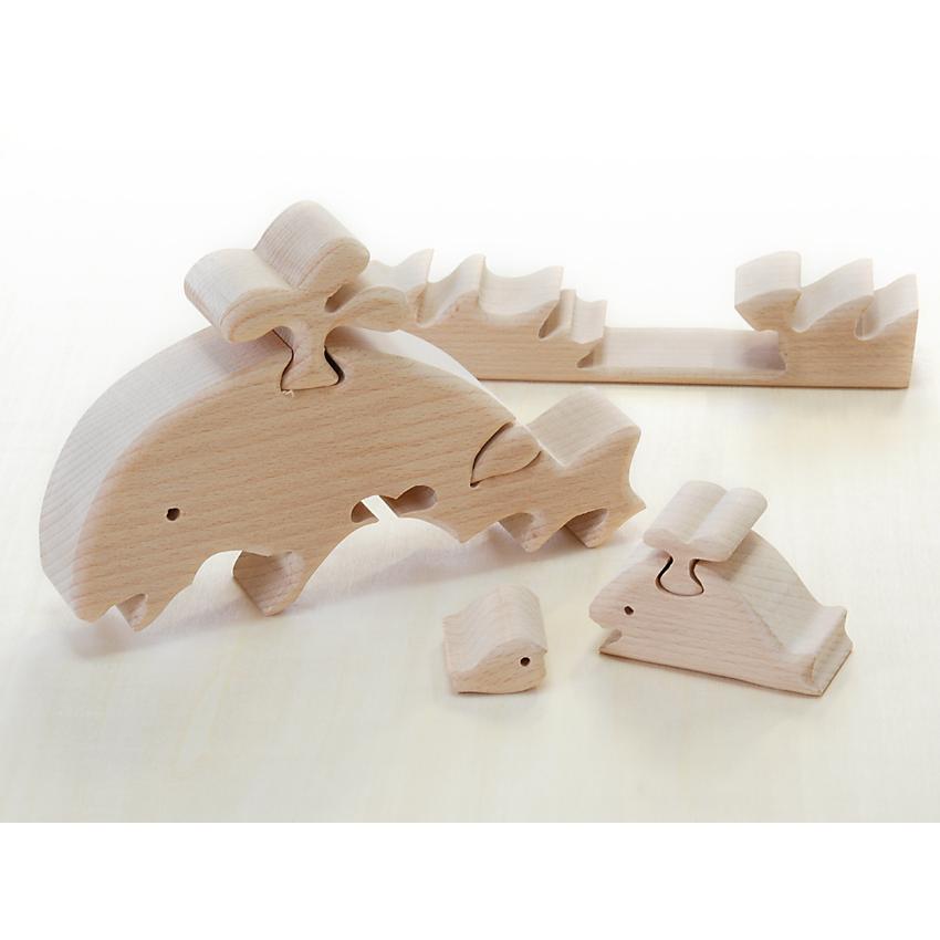木のおもちゃ くじら だいわ 木製おもちゃ プレゼント パズル 絵合わせ 誕生日 出産祝い クリスマス ラッピング 立体 |  | 01