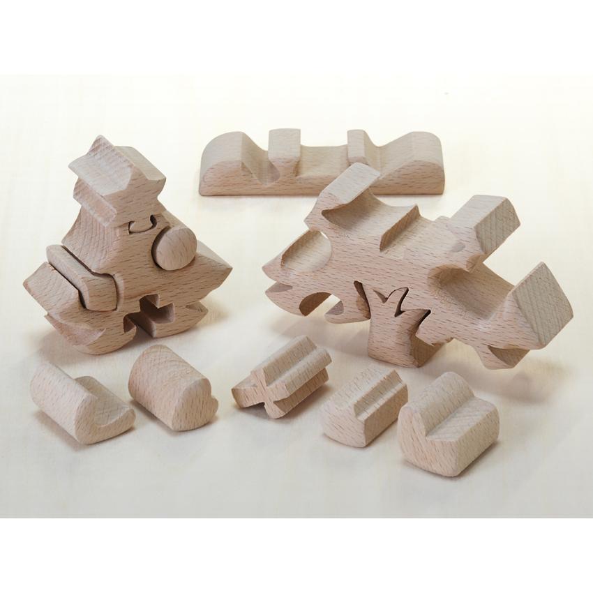 木のおもちゃ　クリスマスツリー（小）だいわ 木製おもちゃ プレゼント パズル 絵合わせ 誕生日 出産祝い クリスマス ラッピング |  | 01