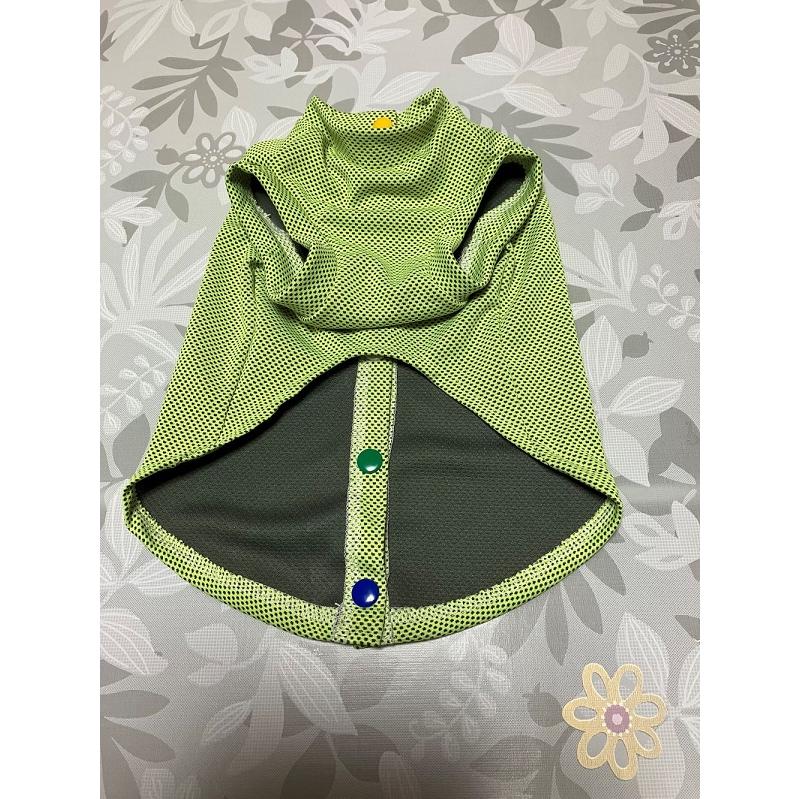 ドッグウェア リブタンクトップ 後ろボタン(グリーンメッシュ) ひんやり 冷感 夏 熱中症対策 犬 小型犬 可愛い かわいい 手作り 男の子 女の子 |  | 03