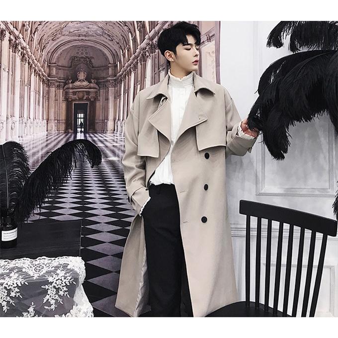 年夏新作 ロングコート トレンチコート 送料無料 メンズ トレンチ スウェット ストレッチ スプリングコート ダスターコート ミリタリーコート ジャケット 18nyf1361 Keepy 通販 Yahoo ショッピング