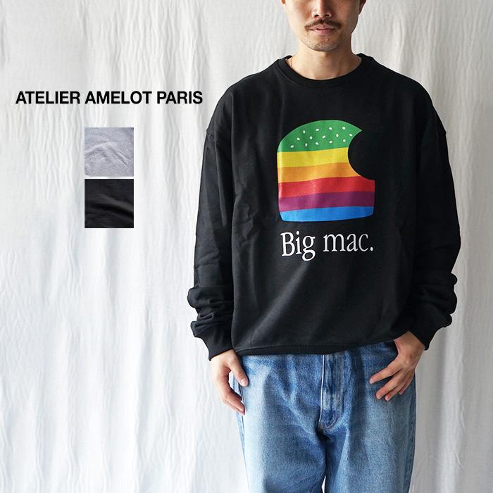 ATELIER AMELOT アトリエアメロ PRINT SWEAT - BIG MAC プリント