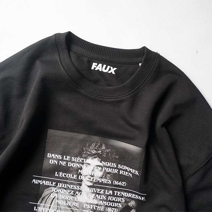 30%OFFセール ATELIER AMELOT アトリエアメロ PRINT SWEAT - MOLIERE