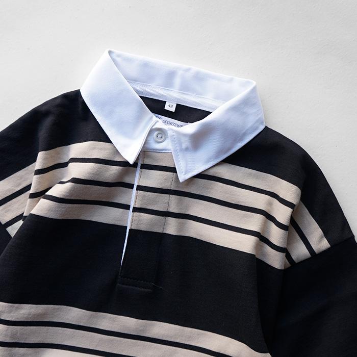   ブロックストライプラグビーシャツ BRICK SPORTSWEAR ブリックスポーツウェア CLASSIC RUGBY JERSEY