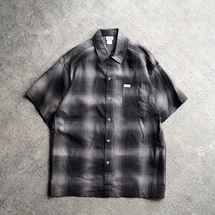Cal Top（キャルトップ） シャツ メンズ 半袖 OMBRE CHECK S/S SHIRTS