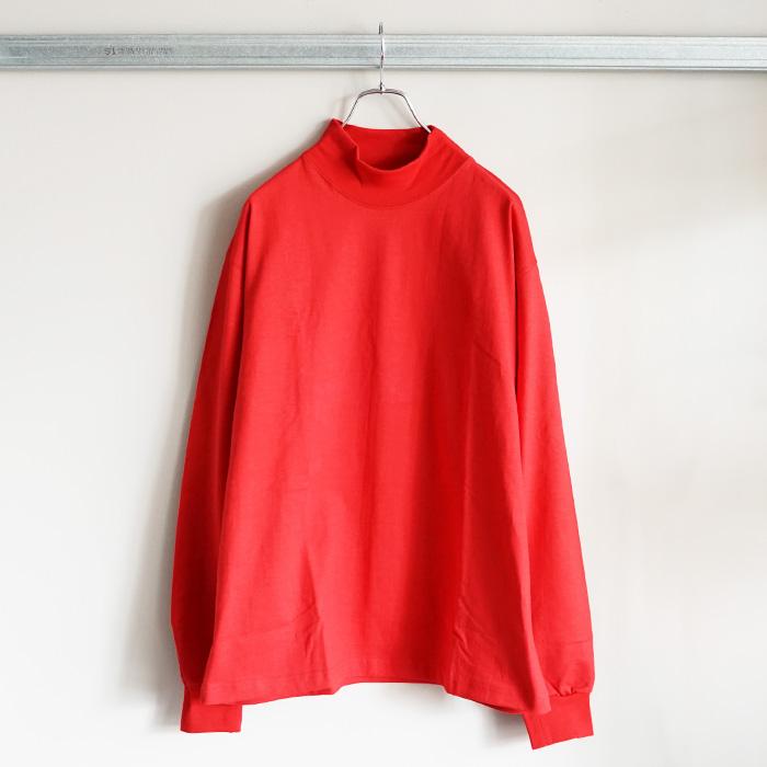 CAMBER / スウェット/--/コットン/RED/無地 CAMBER（キャンバー） メンズ ブランド おしゃれ 無地 MOCK NECK L/S