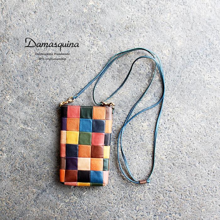 財布 メンズ 長財布 DAMASQUINA ダマスキーナ MOBILE SACOCHE BLOCK