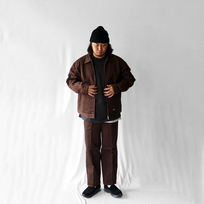 ディッキーズアイゼンハワージャケットブラウン Dickies（ディッキーズ） ブルゾン アウター 中綿キルト