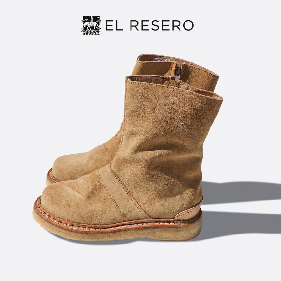 EL RESERO エルレセロ マウンテンブーツ ZIPBOOTS ジップブーツ クレープソール メンズ シンプル おしゃれ ブランド ノルウェイジャンの画像