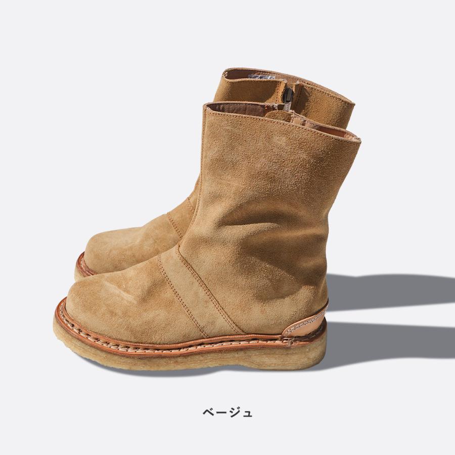 EL RESERO エルレセロ マウンテンブーツ ZIPBOOTS ジップブーツ クレープソール メンズ シンプル おしゃれ ブランド ノルウェイジャンの画像