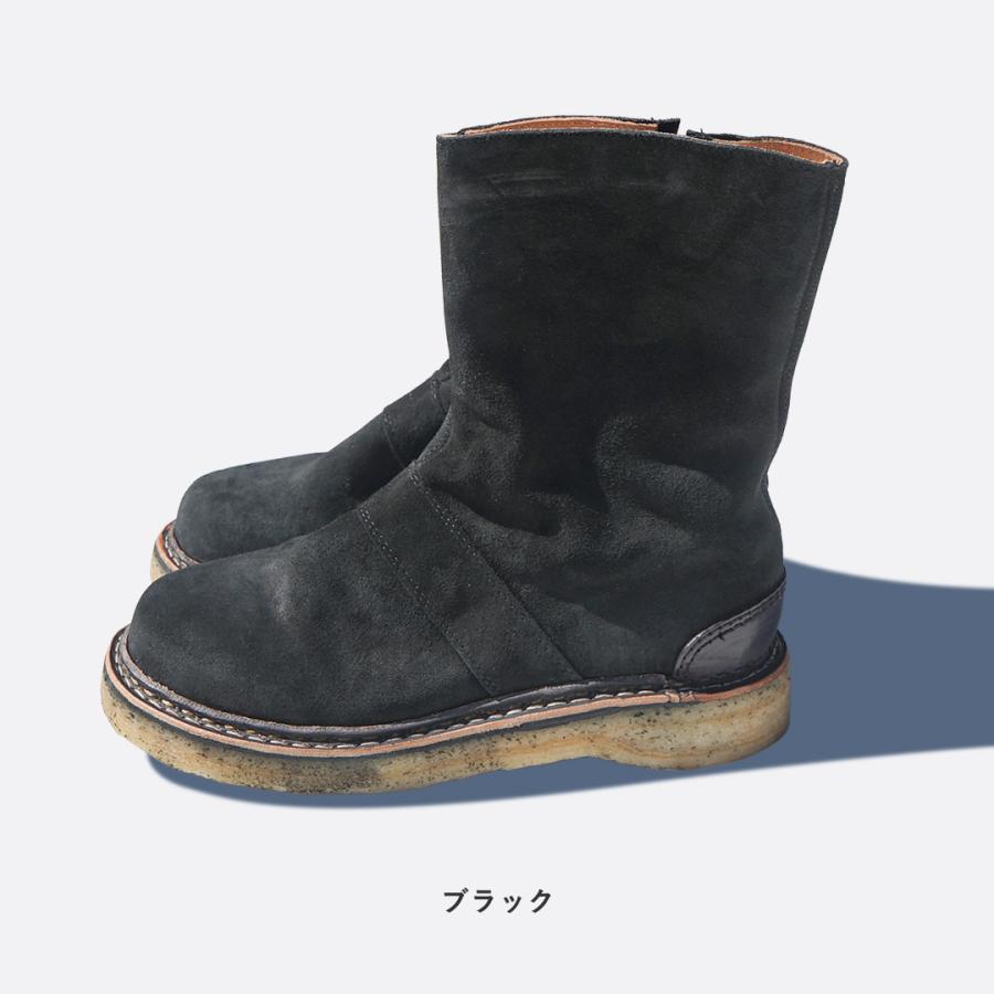 EL RESERO エルレセロ マウンテンブーツ ZIPBOOTS ジップブーツ クレープソール メンズ シンプル おしゃれ ブランド ノルウェイジャンの画像