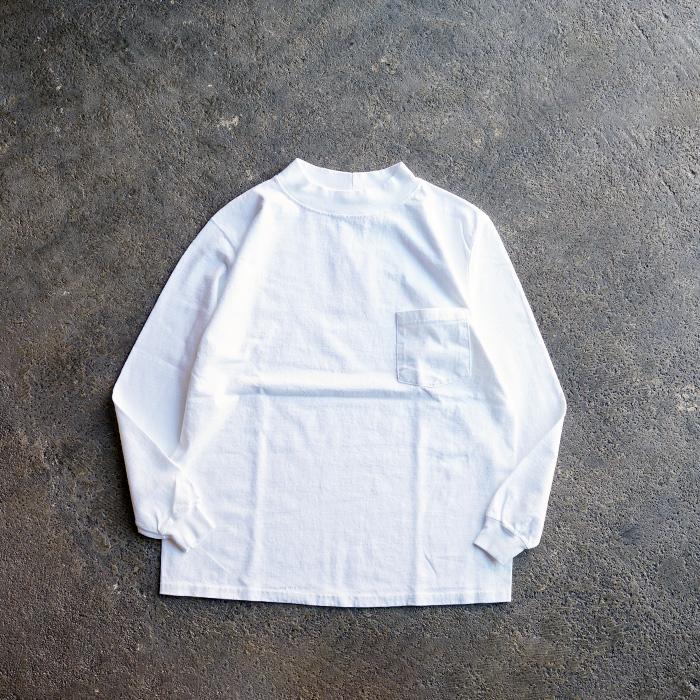 長袖Tシャツ ロンT "GOODWEAR グッドウェア L/S MOCK NECK POCKET TEE モックネック ロングスリーブTee 全11色 M/L/XL"シンプル 無地｜keeshop｜02