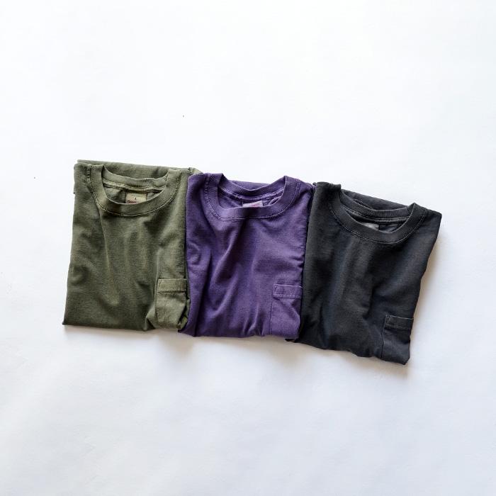Goodwear GOODWEAR グッドウェア L/S POCKET TEE PIGMENT DYE L Goodwear GOODWEAR グッドウェア L/S POCKET TEE PIGMENT DYE L