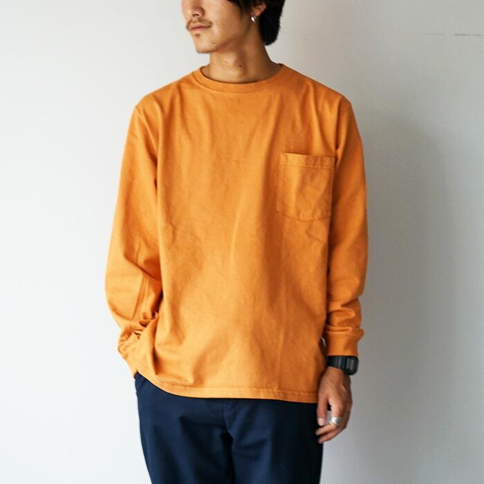 ロンT カットソー クルーネック"GOODWEAR グッドウェア  L/S POCKET TEE ロングスリーブ ポケット付きTシャツ 全14色 M/L/XL"トップス｜keeshop｜05