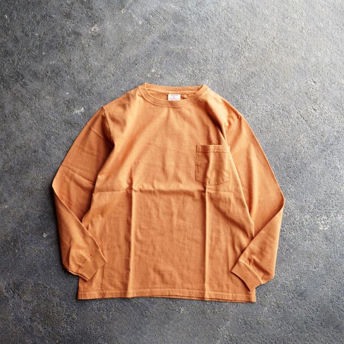 ロンT カットソー クルーネック"GOODWEAR グッドウェア  L/S POCKET TEE ロングスリーブ ポケット付きTシャツ 全14色 M/L/XL"トップス｜keeshop｜07