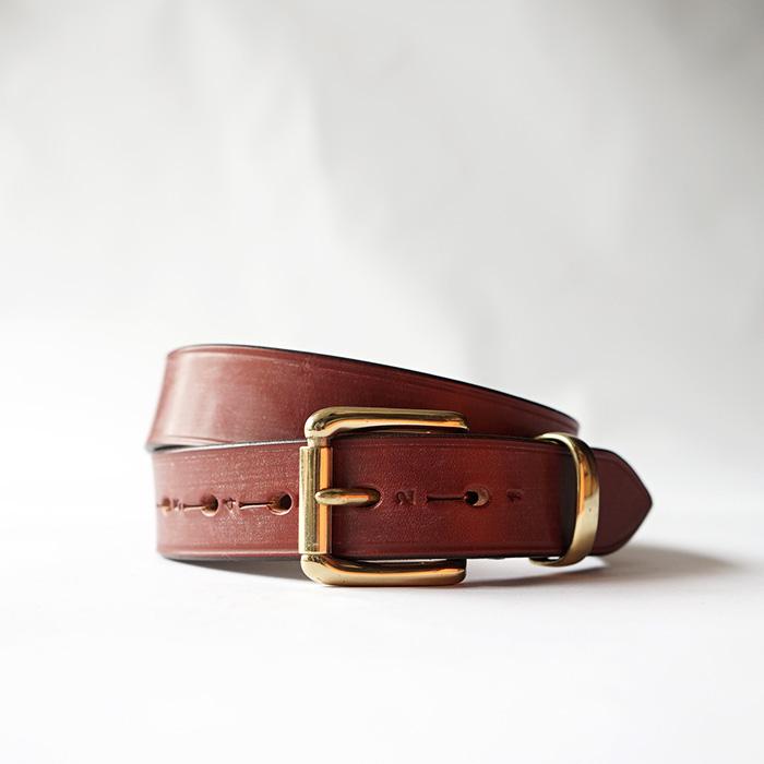 HERALDIC BELTS ヘラルディックベルト 4/5inch LEATHER BELT 4/5インチ