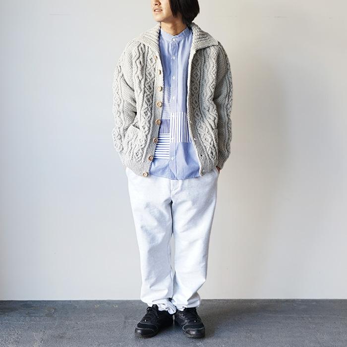 インバーアラン 3A ランバー カーディガン グレー GREY ノー インバーアラン 3A ランバー カーディガン グレー GREY ノー