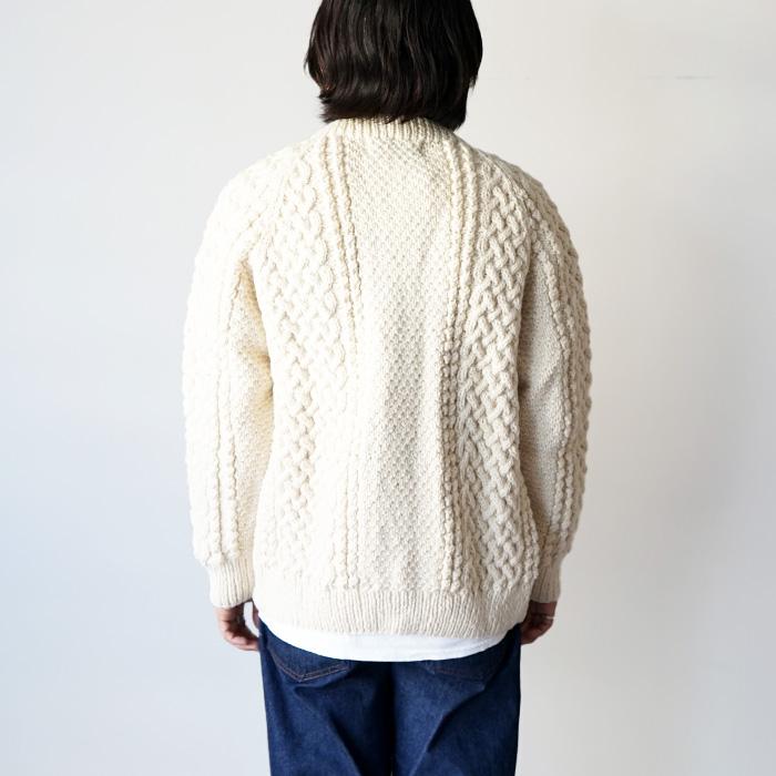 INVERALLAN インバーアラン 4A GOLFER -NATURAL カーディガン INVERALLAN インバーアラン 4A GOLFER -NATURAL カーディガン