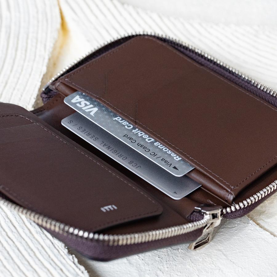 ITTI（イッチ） 【別注商品】ITTI 財布 黒桟革 姫路黒桟革 ラウンド