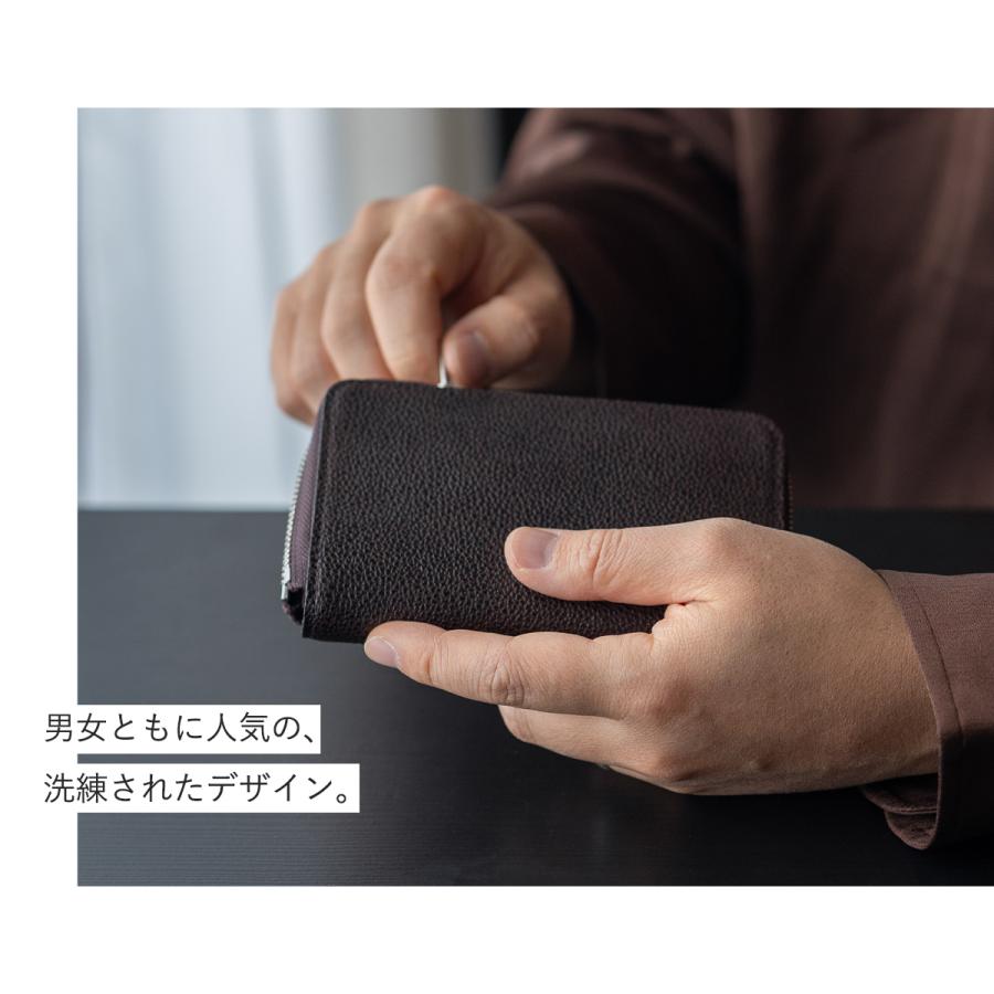ITTI（イッチ） 【別注商品】ITTI 財布 黒桟革 姫路黒桟革 ラウンド