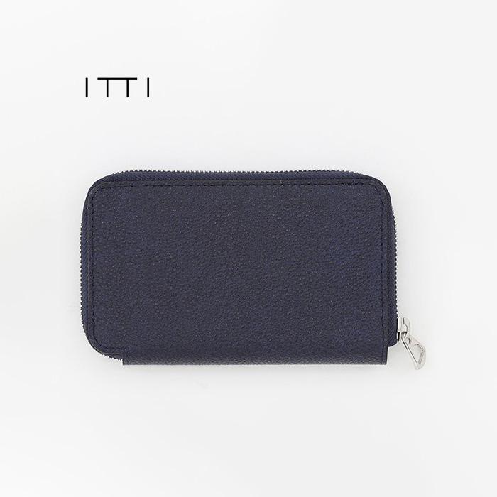 ITTI イッチ 藍染め財布 AIZAN KUROZAN / AIZAN (黒桟革 / 藍桟革