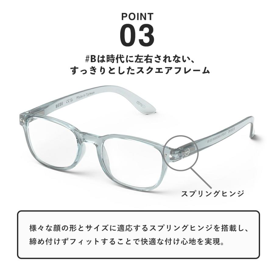 IZIPIZI（イジピジ） 老眼鏡 リーディンググラス B ボストン