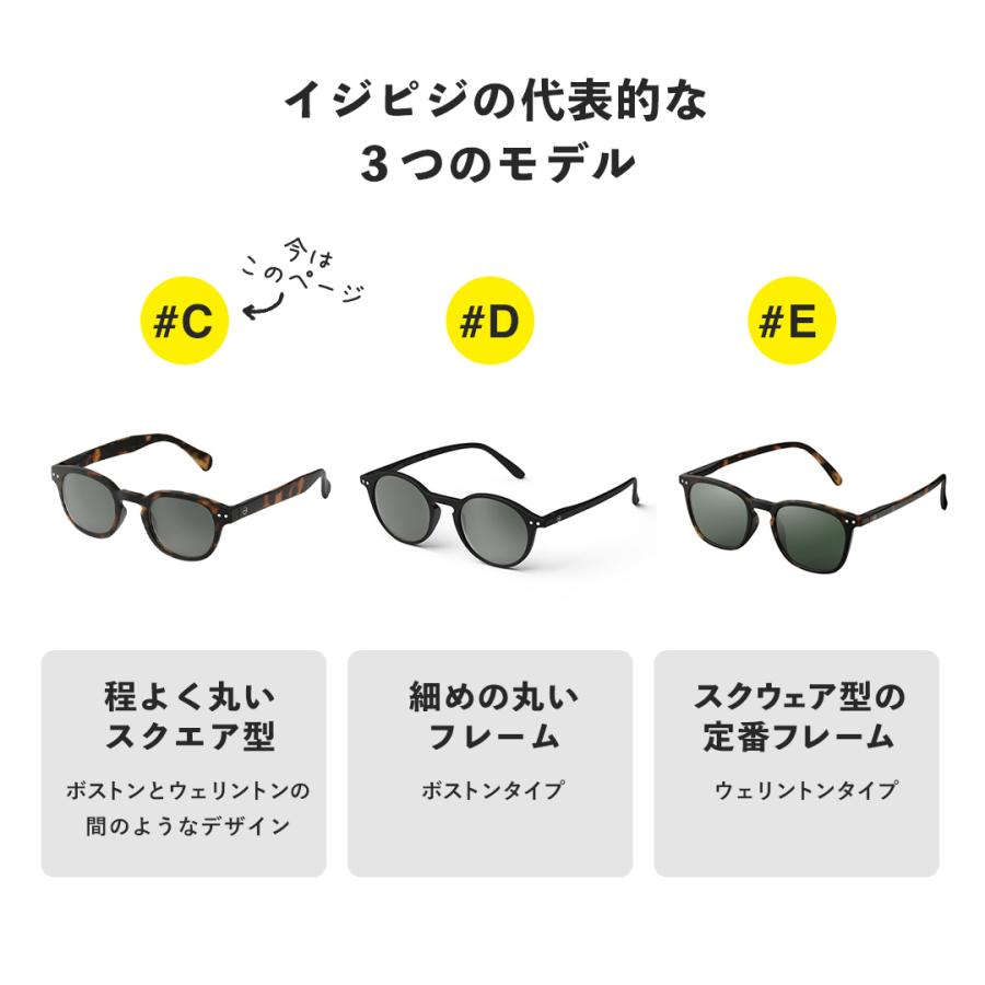 IZIPIZI（イジピジ） 老眼鏡 リーディンググラス C ウェリントン
