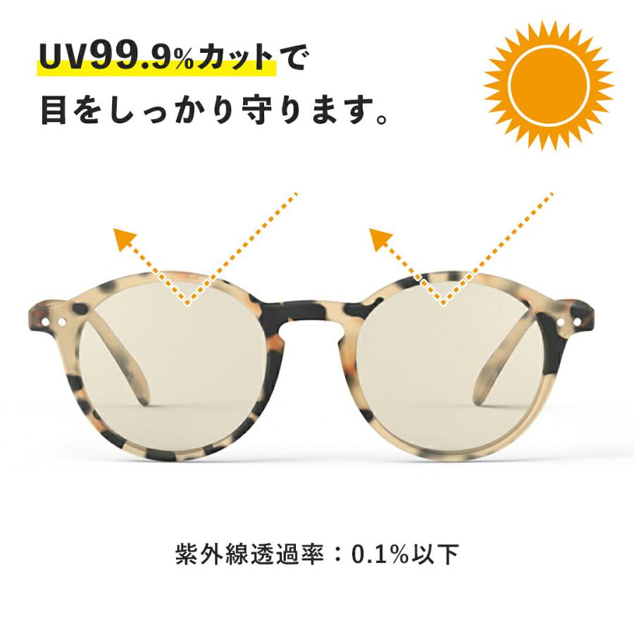 IZIPIZI（イジピジ） #D SUN LIGHT COLOR サングラス ボストン カラー