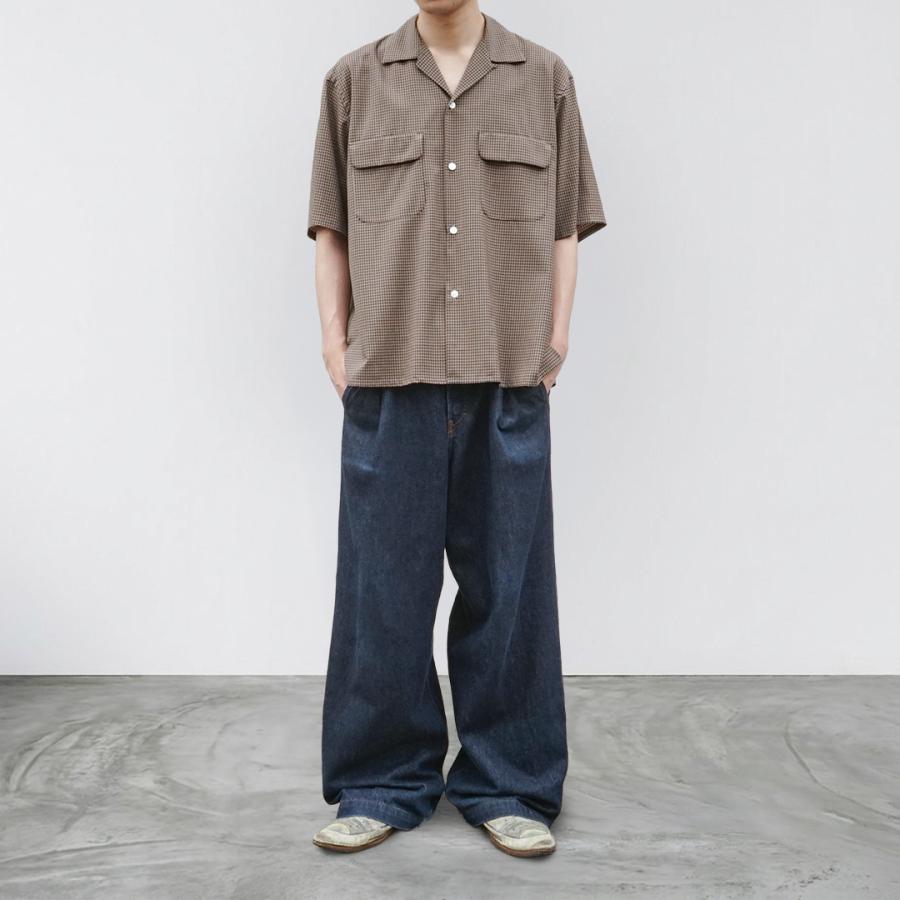 KAPTAIN SUNSHINEウールモヘア オープンカラーシャツ Kaptain Sunshine（キャプテン サンシャイン） Summer Wool Open