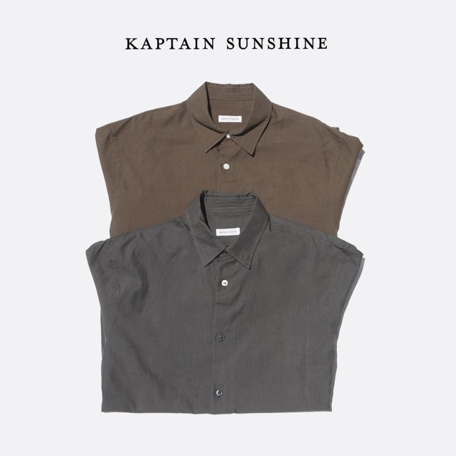 Kaptain Sunshine（キャプテン サンシャイン） Plain SS Shirt STRIPE