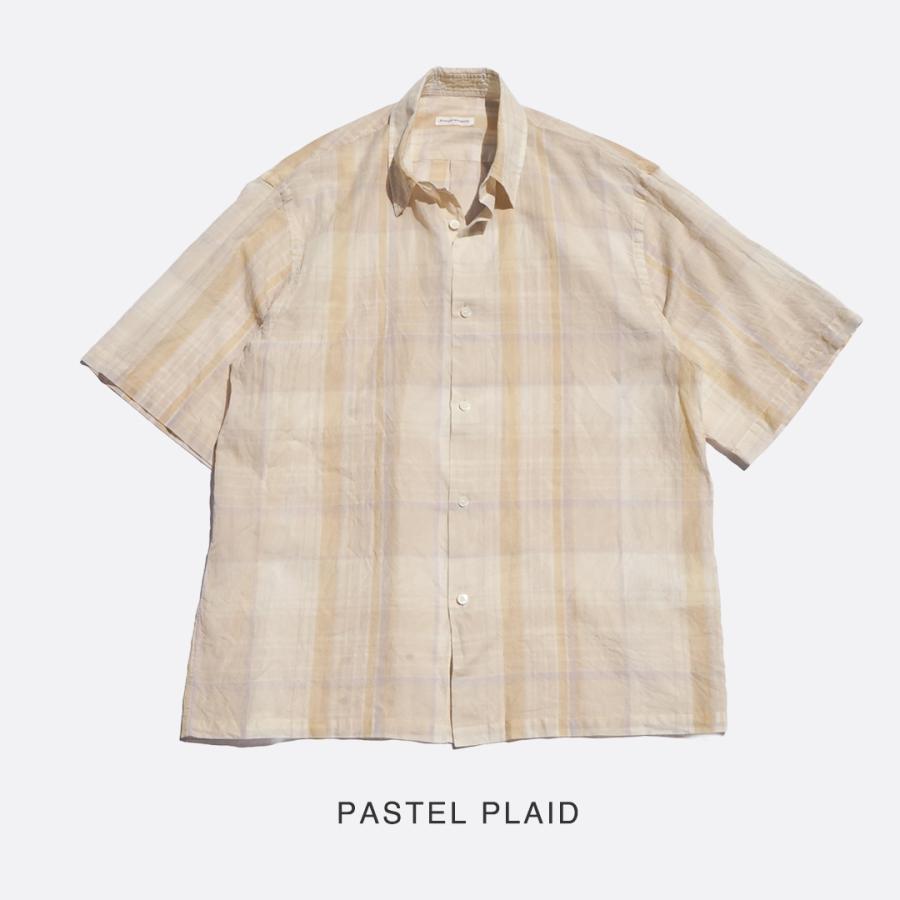 美品KAPTAIN SUNSHINE チェックシャツ 42 コットン Kaptain Sunshine（キャプテン サンシャイン） チェックシャツ Gauze