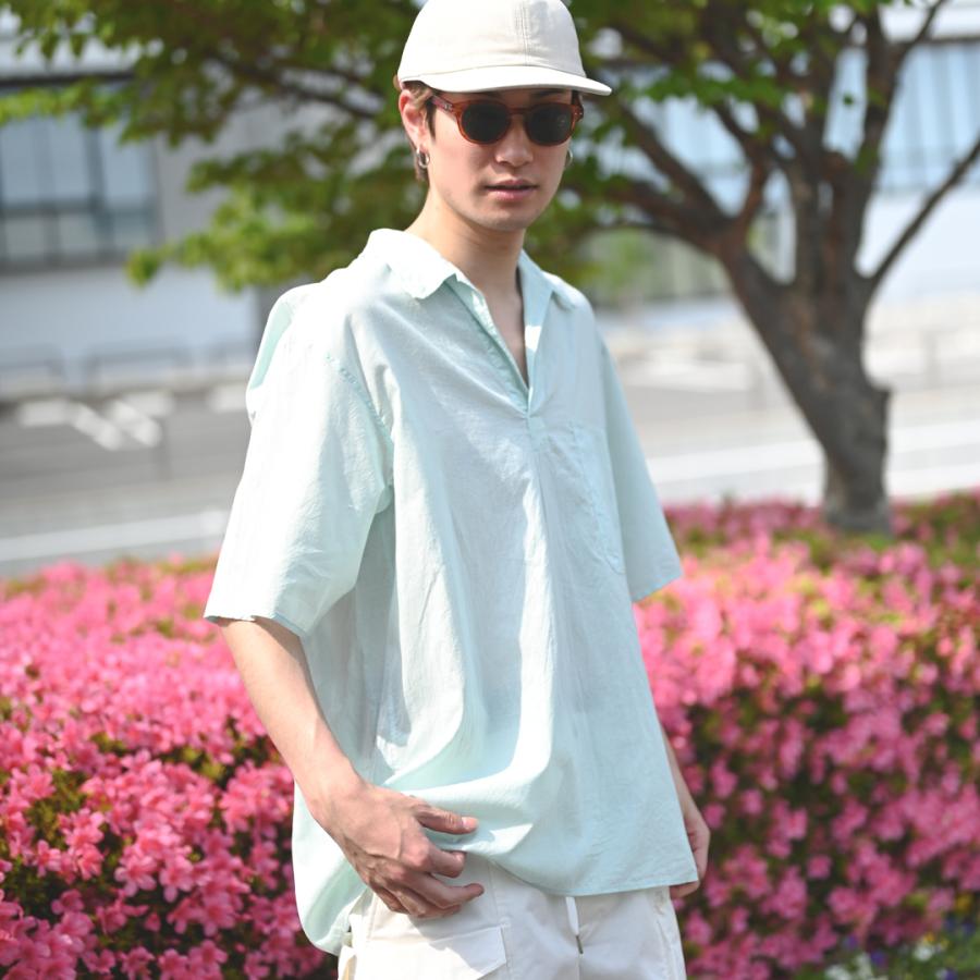KAPTAN SUNSHINE 新品 プルオーバーシャツ Kaptain Sunshine（キャプテン サンシャイン） プルオーバーシャツ