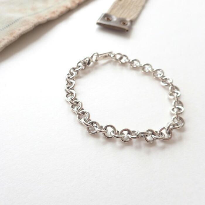 【SALE中】MANANAS シルバー925 ブレスレット 20%OFFセール シルバー MANANAS マナナスRolo Chain Bracelet(8mm