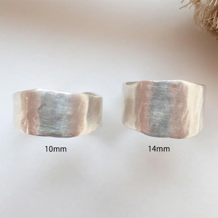 30%OFFセール 指輪 メンズ MANANAS マナナス Hammered Rough Open Ring(10mm) ハンマーラフオープンリング 11号 指輪 シンプル シルバー925 爆買の画像