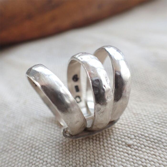 シルバー リング 指輪 レディース MANANAS マナナス Triple Ring