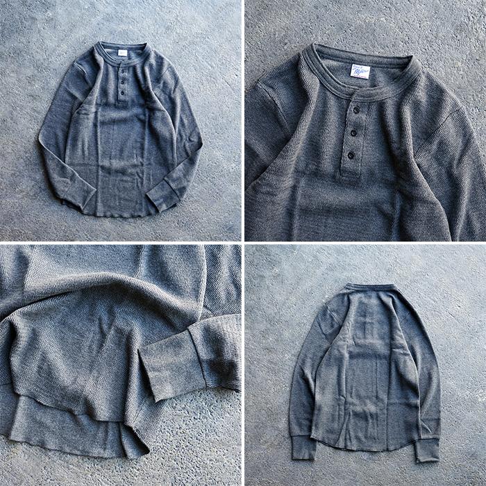 Robert P. Miller ロバートピーミラー Waffle Henley L/S Tee Robert P. Miller ロバートピーミラー Waffle Henley L/S Tee