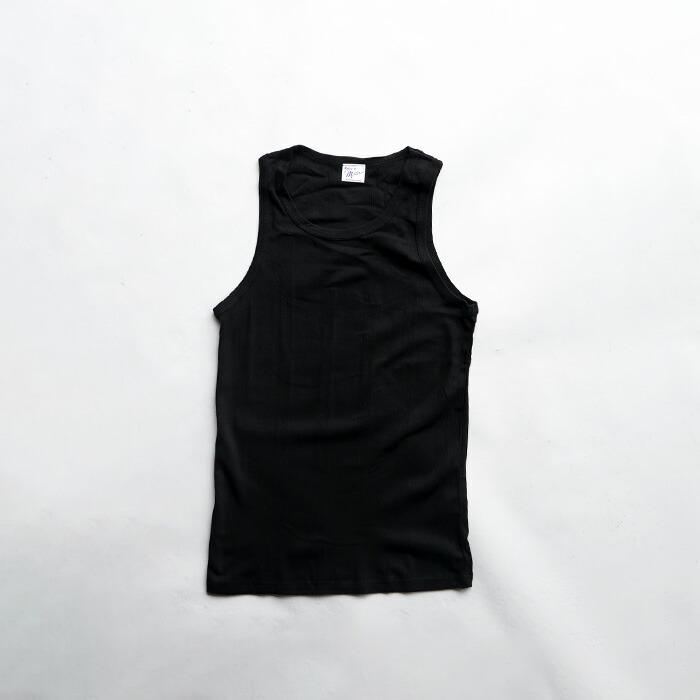 roku Miller タンクトップ　白　黒　セット Robert P. Miller（ロバート・ピー・ミラー） 3P Panel-rib Tanktop