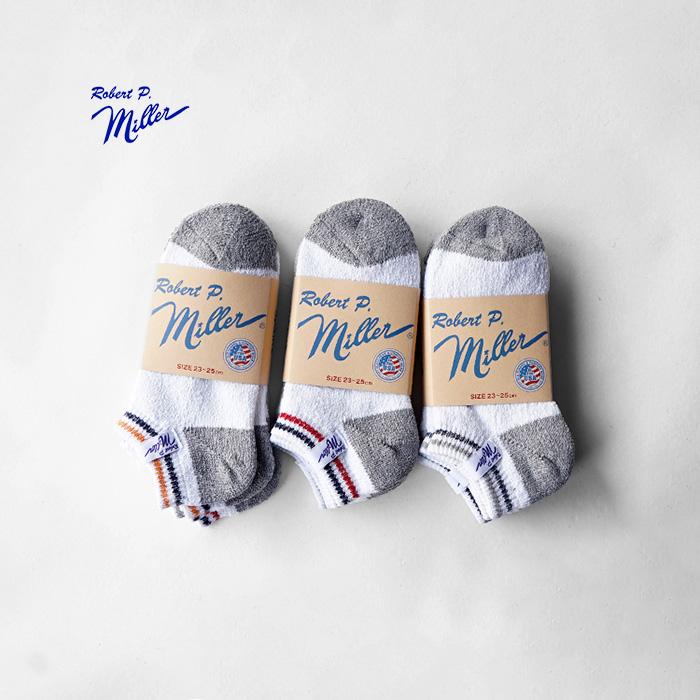 Robert P. Miller（ロバート・ピー・ミラー） 3P sneaker line socks