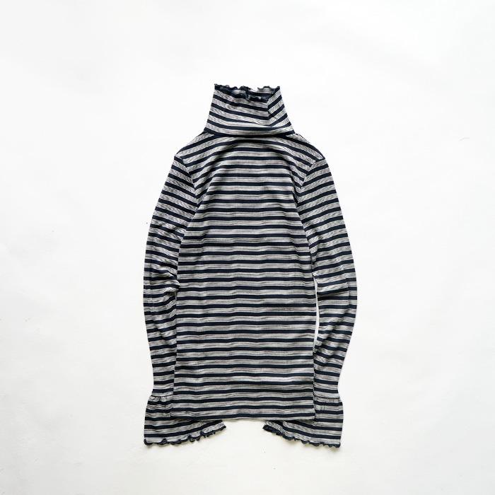 未使用品【rib タートル】 Robert P. Miller（ロバート・ピー・ミラー） Panel-rib Turtle Neck L